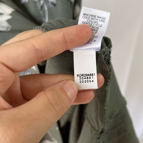 J. Jill Green A-Line Dress with 3/4 Sleeves and Crew Neck - Picture 6 of 6